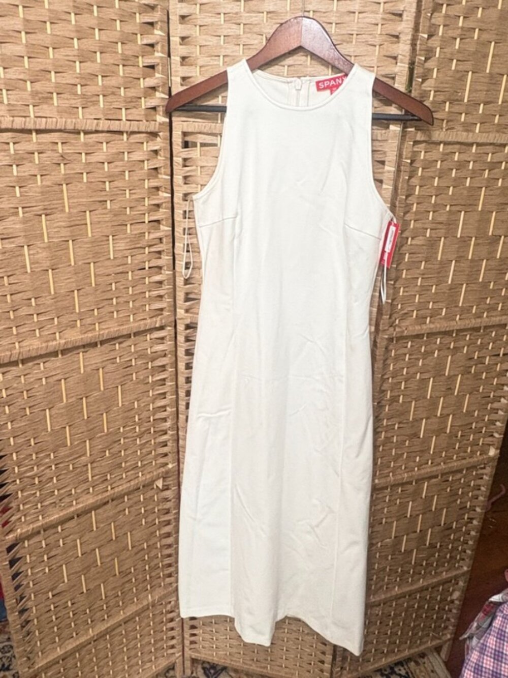 NEW NWT SPANX Ponte Sleeveless A-Line Midi Dress - Picture 4 of 8